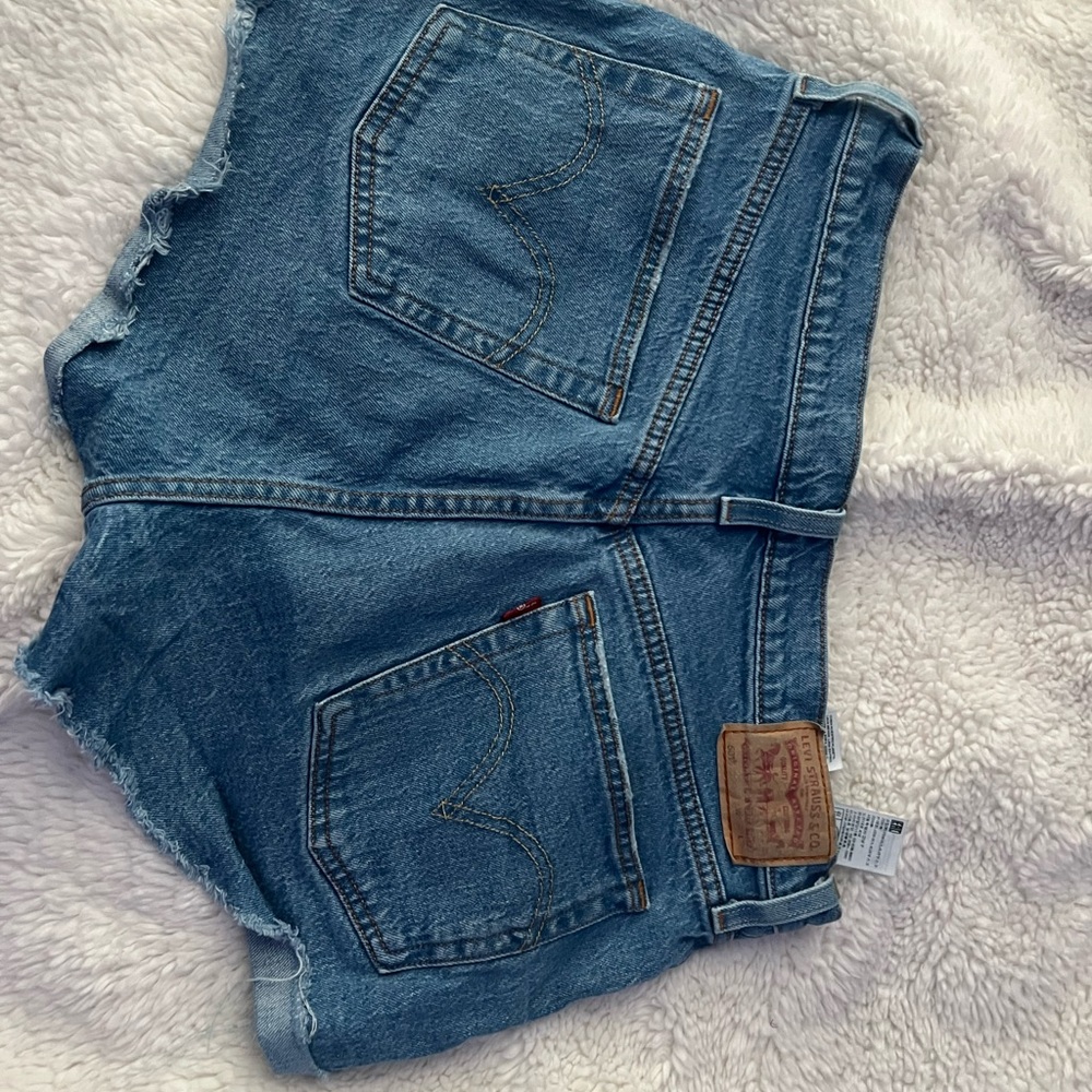 Levi's Classic Blue Denim Shorts